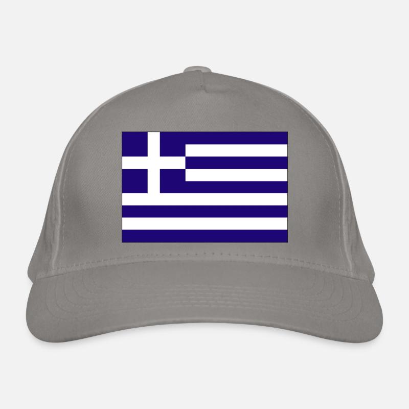 Drapeau du drapeau de la Grèce Casquette classique bio
