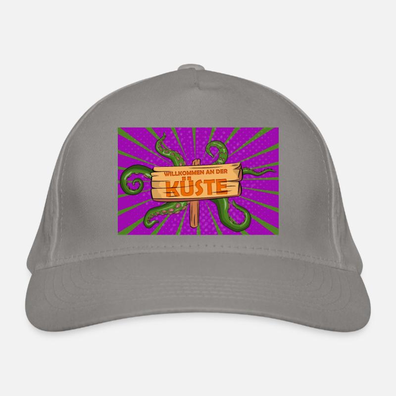 Willkommen an der Küste Spooky Halloween Comic Casquette classique bio