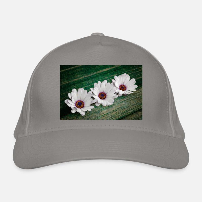 Afrikanische Gaensebluemchen Bio-Baseballkappe