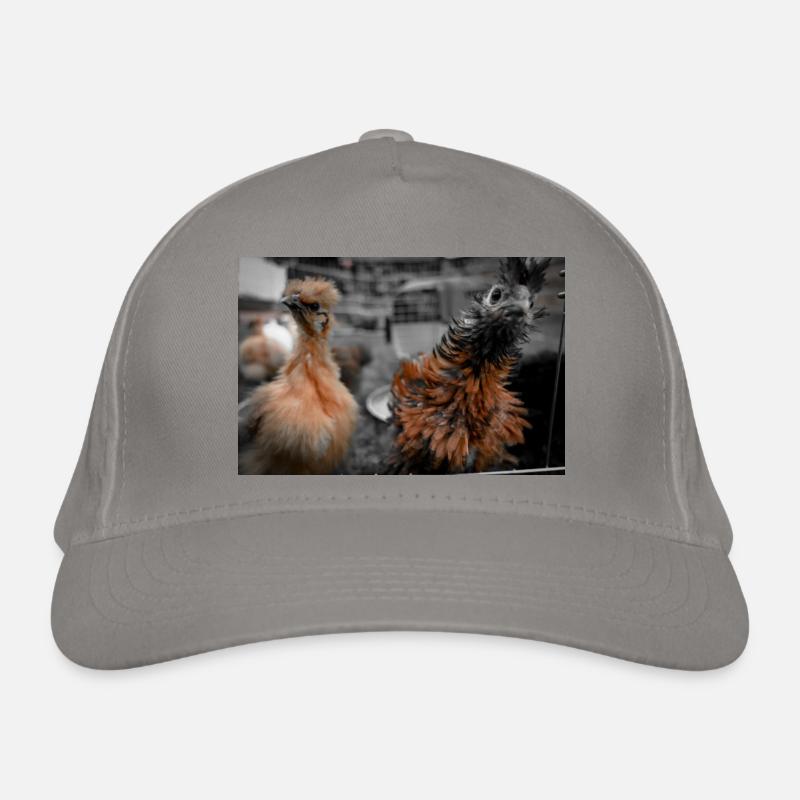 Crazy Chicken Bio-Baseballkappe