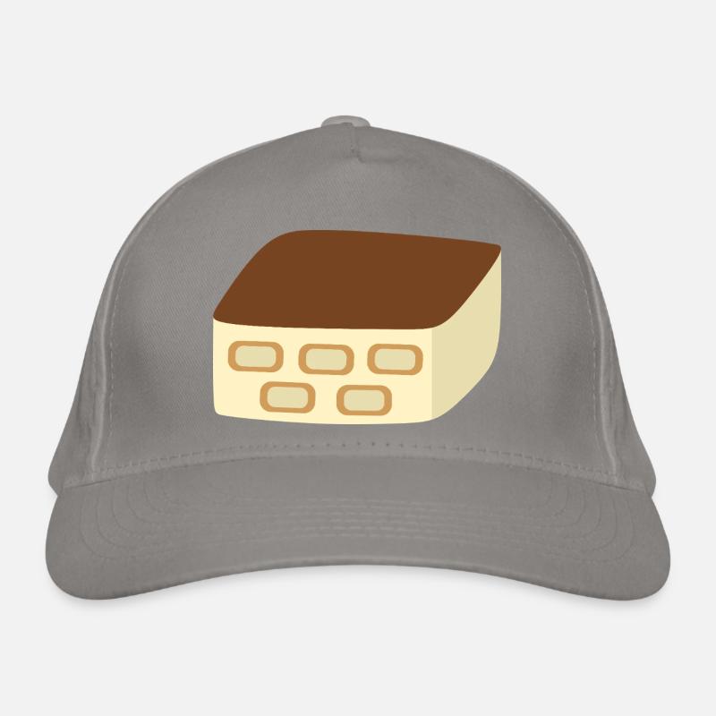 Gemütliches Tiramisu Design Bio-Baseballkappe