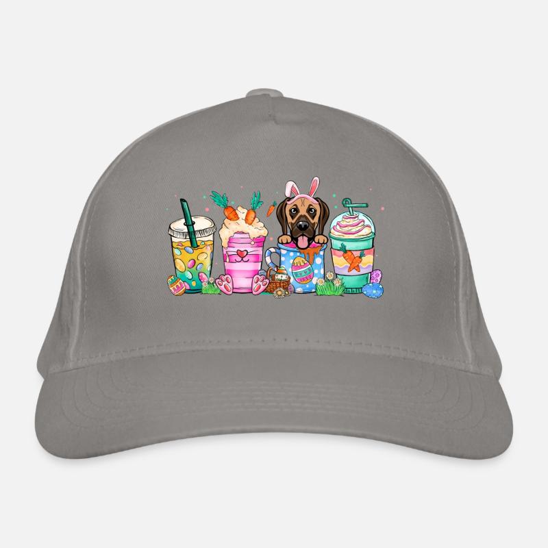 Dog coffee easter greatdane 4500x5400Great Dane Do - Organic Baseball Cap - light grey
