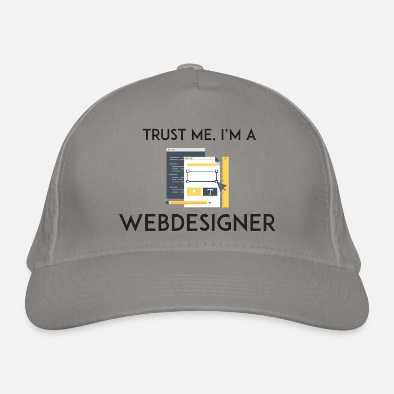 Croyez-moi, je suis webdesigner Casquette classique bio