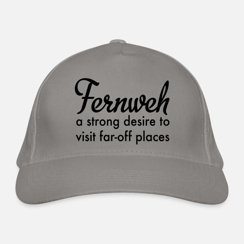 Fernweh Bio-Baseballkappe