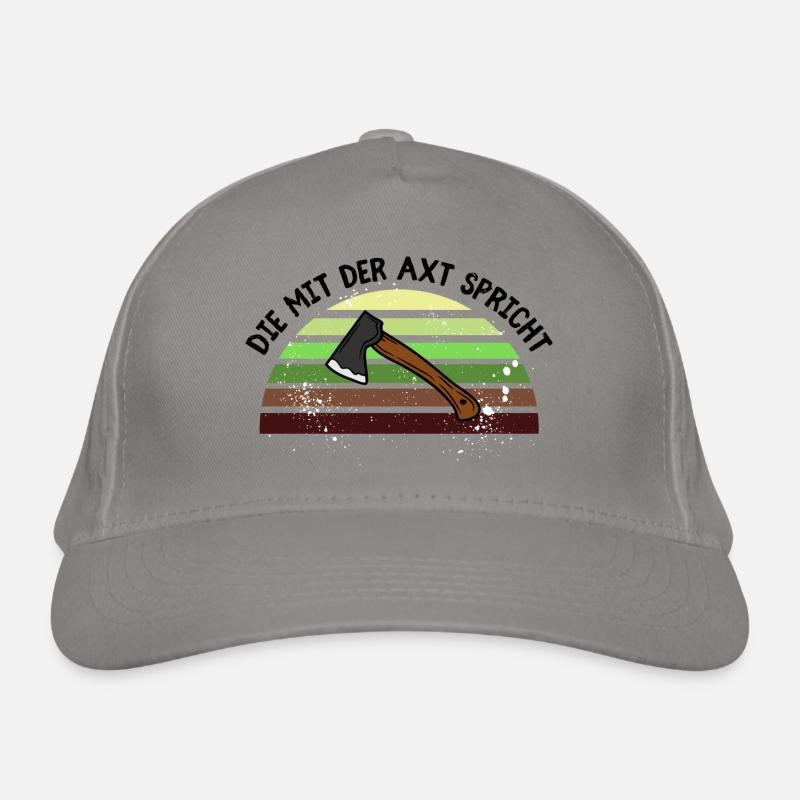 Die mit der Axt spricht Bio-Baseballkappe
