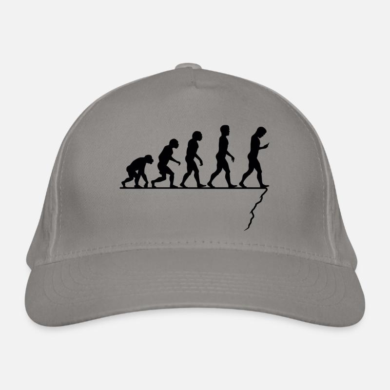 Evolution der Menschheit Bio-Baseballkappe