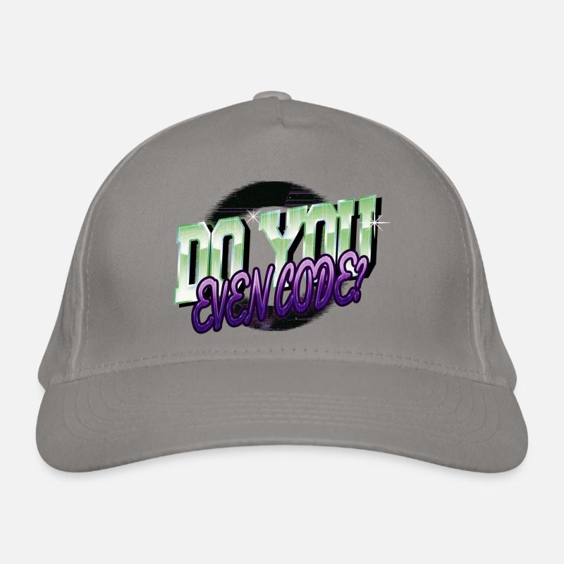 informatics computer language Organic Baseball Cap