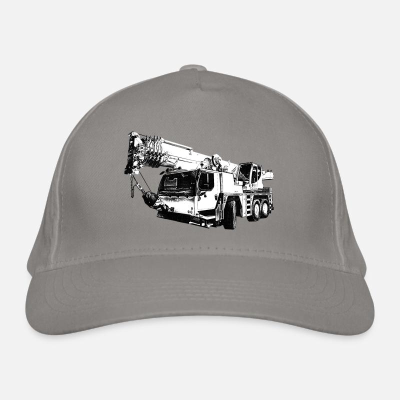 construction machine Organic Baseball Cap