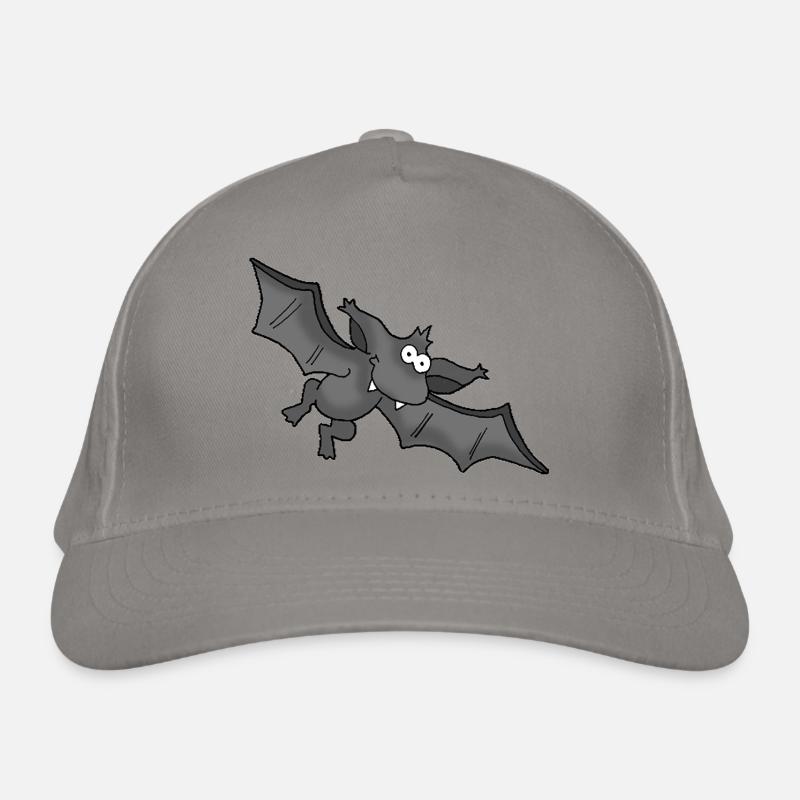 Bat Organic Baseball Cap
