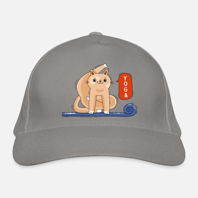 Chat et Yoga Casquette classique bio