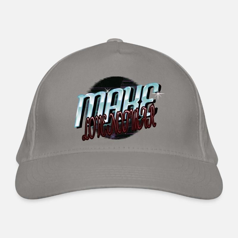 statement present idea present cool peace symbols Bio-Baseballkappe