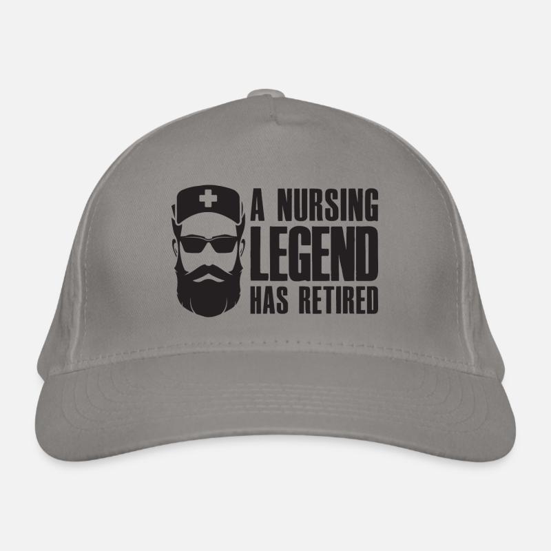 A Nursing Legend Has Retired - Krankenschwester Bio-Baseballkappe