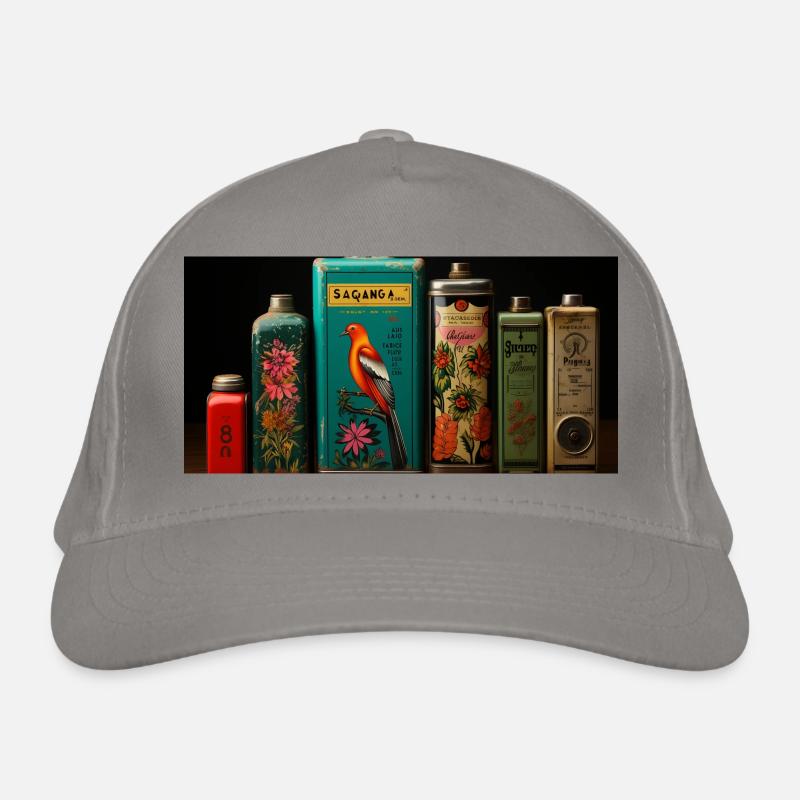 Vintage Blechdosen Bio-Baseballkappe