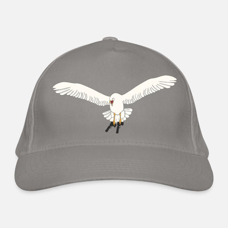 Mouette avec des fusils Casquette classique bio