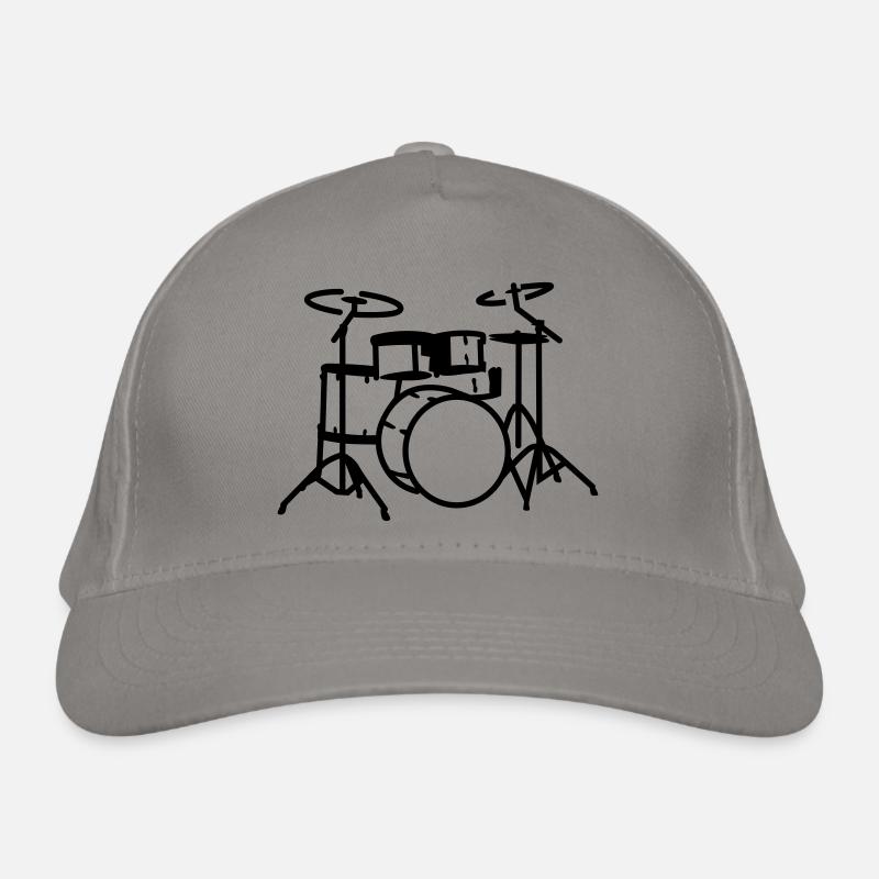 drums Organic Baseball Cap