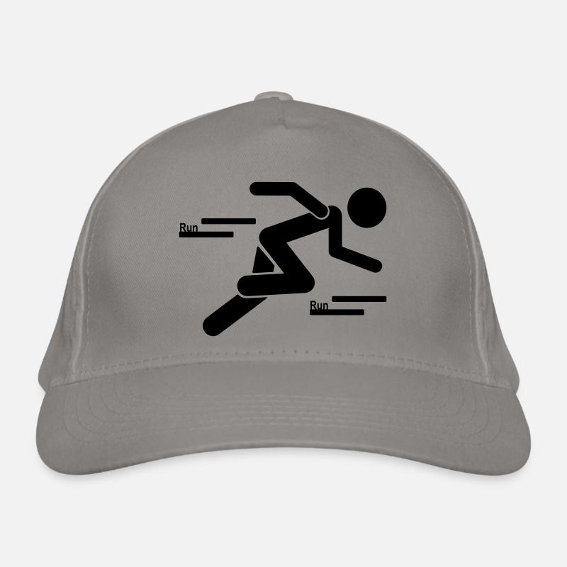 RUN Stickman Bio-Baseballkappe