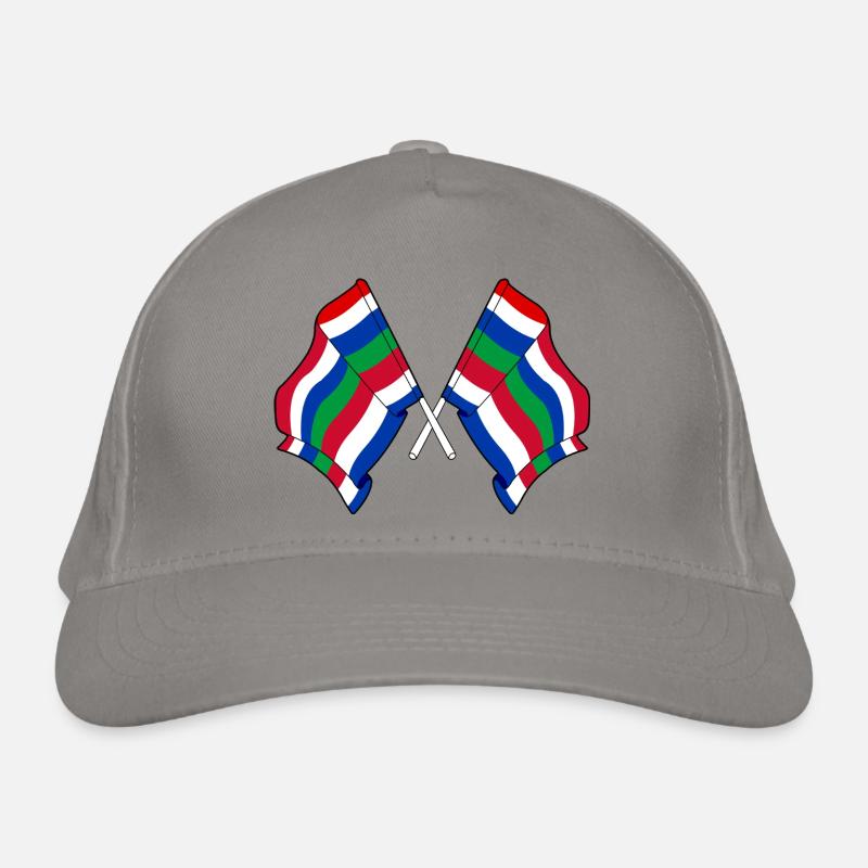 Drapeaux de Schier croisés – Fierté de l’île Casquette classique bio