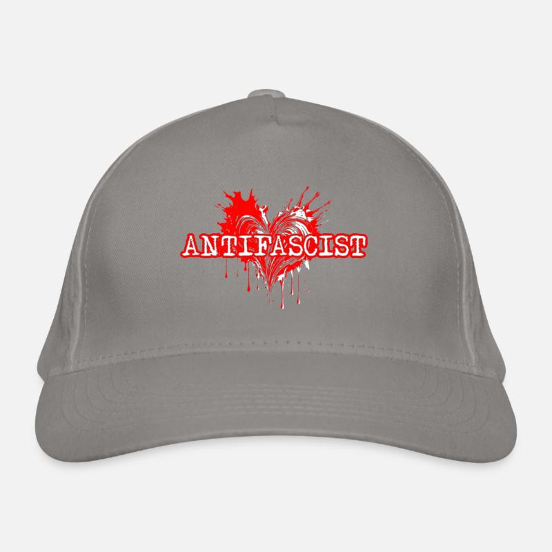 Cœur antifasciste Casquette classique bio