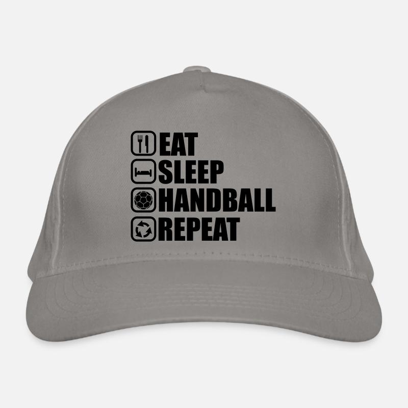 eat sleep handball repeat Casquette classique bio