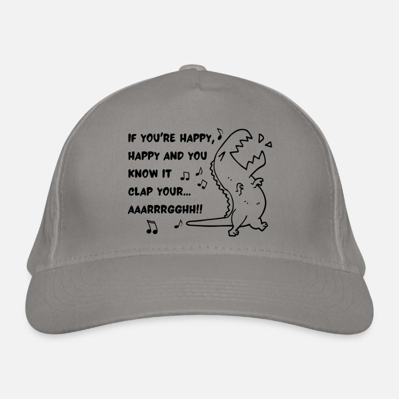T REX CLAP HAND Organic Baseball Cap