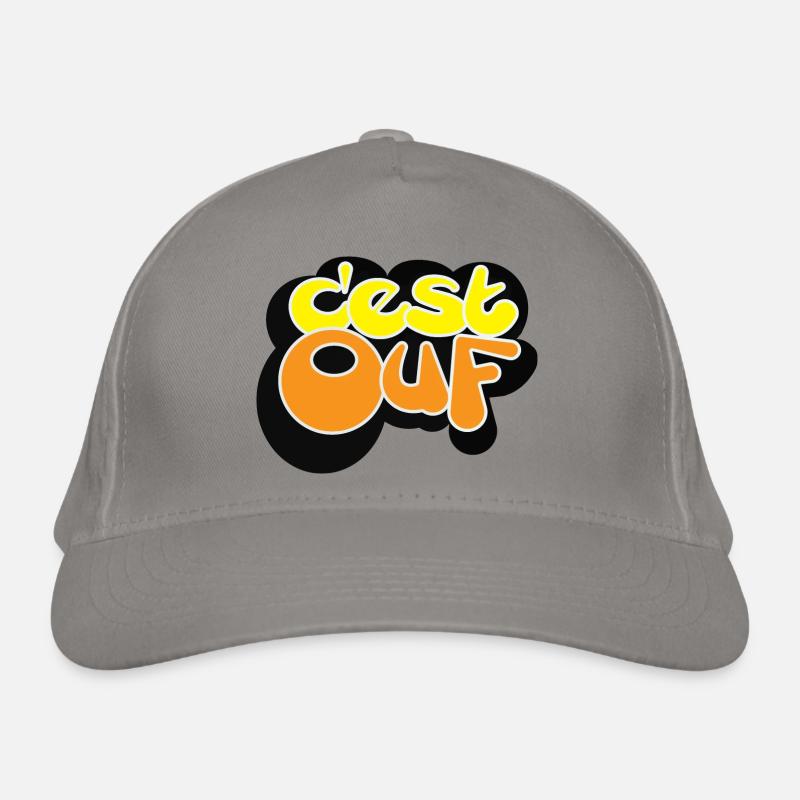 C EST OUF JAUNE Casquette classique bio
