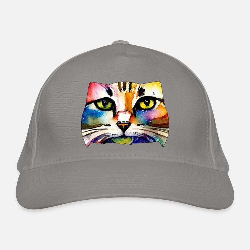 Katzengesicht 7 Bio-Baseballkappe