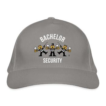 Bachelor Sécurité (Caricature / Danse / 3C / W) - Casquette classique bio - gris clair - Devant