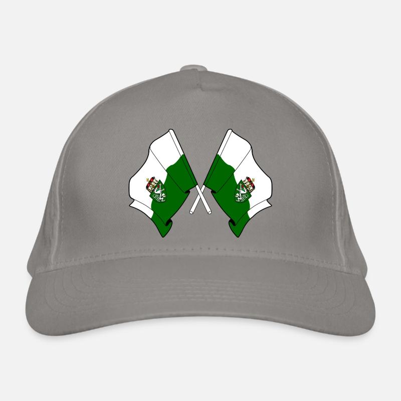 Styria Crossed Flags Organic Baseball Cap