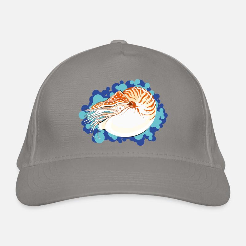 Nautilus Pompilius - Art marin rétro Casquette classique bio