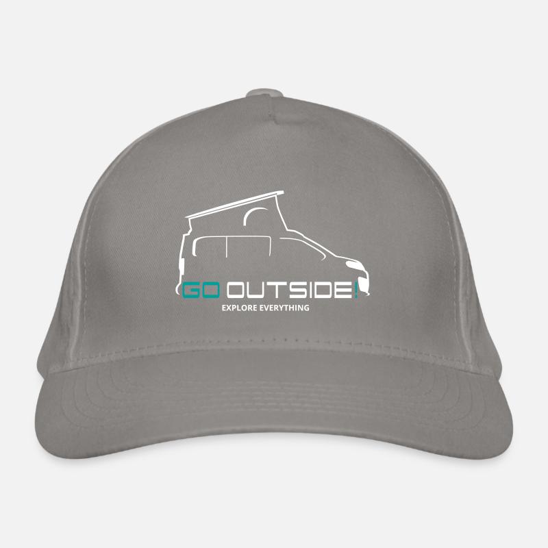 Camper Gift - Go Outside / Explore Everything Organic Baseball Cap