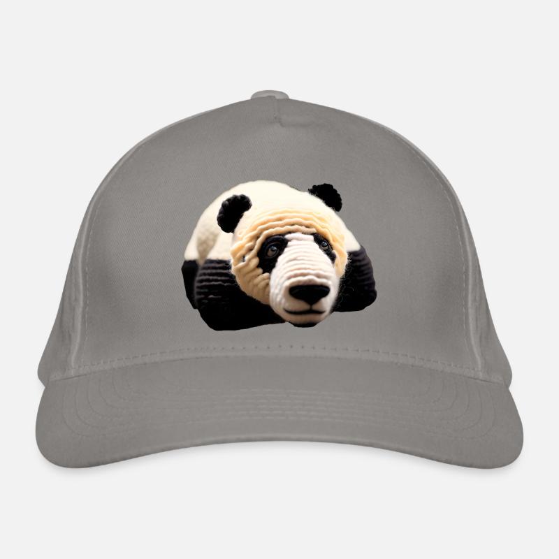 Panda large Organic Baseball Cap