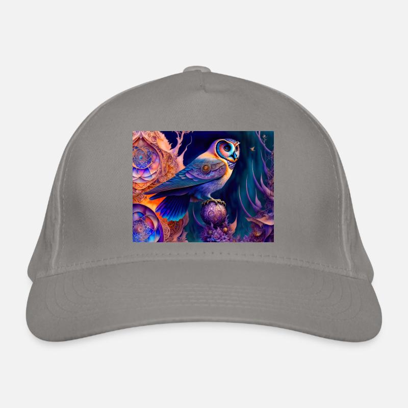 Eule Bio-Baseballkappe