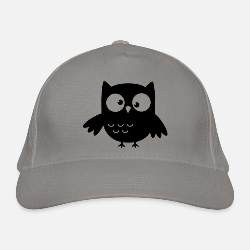 eule Bio-Baseballkappe