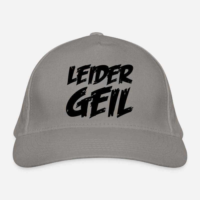 leider_geil Bio-Baseballkappe