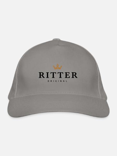Ritter - Bio-Baseballkappe - Hellgrau
