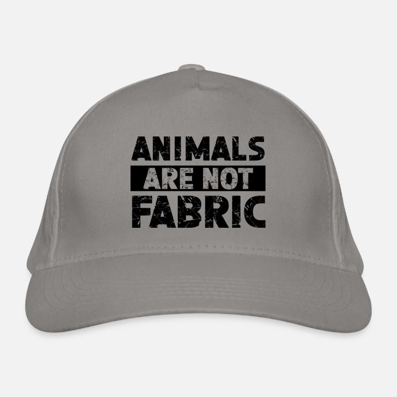 Animals Are Not Fabric Organic Baseball Cap