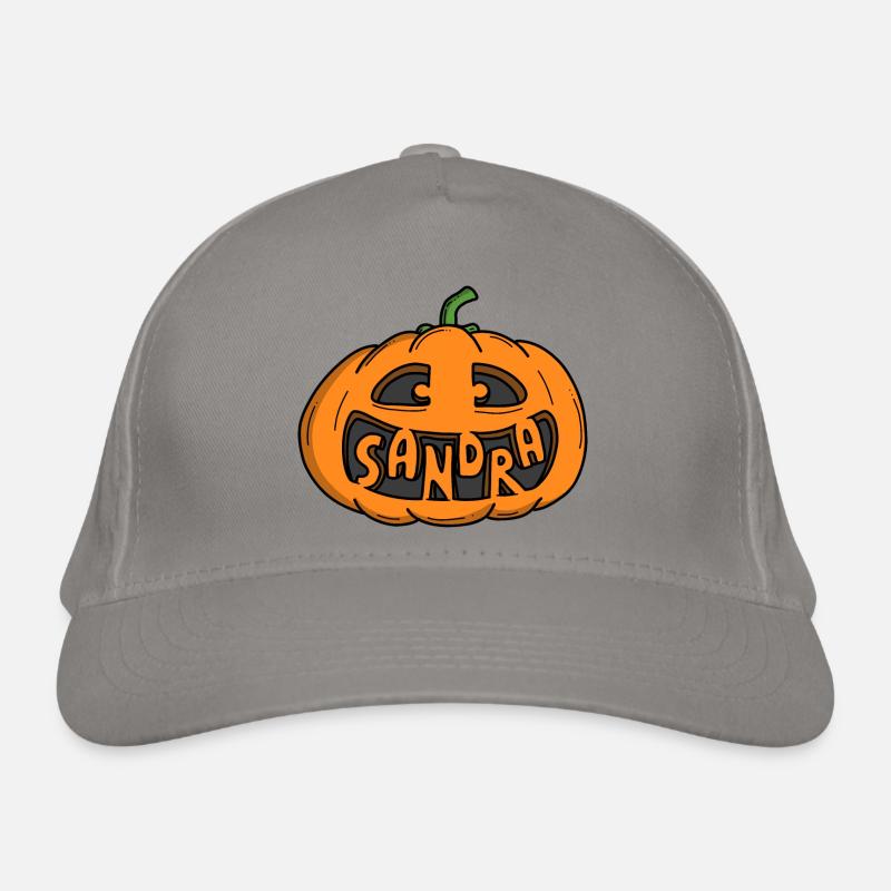 Sandra Halloween Pumpkin Organic Baseball Cap