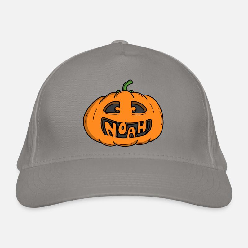 Noah Halloween Kürbis Bio-Baseballkappe
