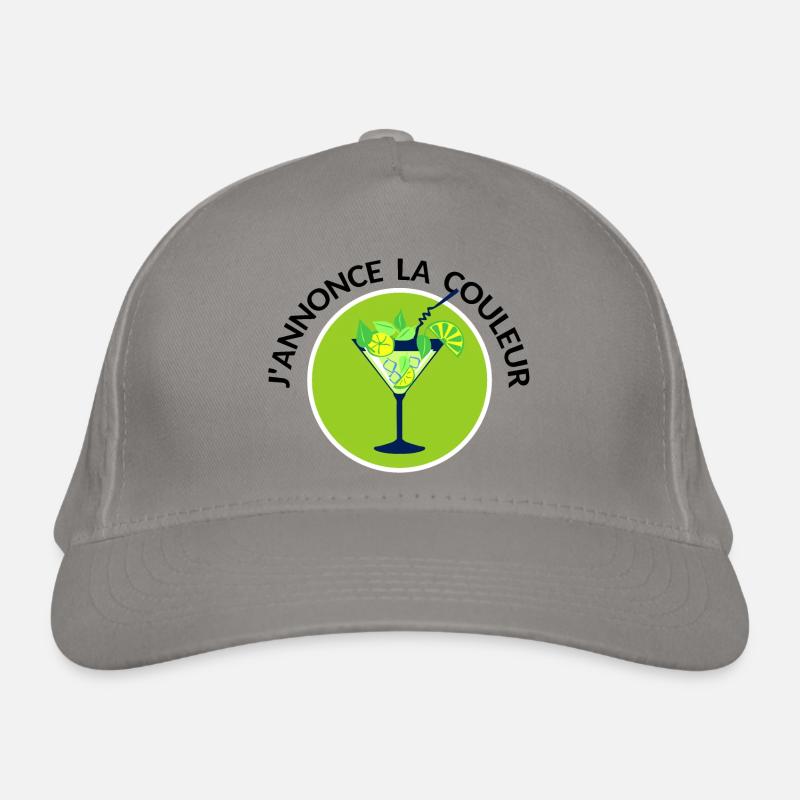 annonce couleur vert mojito morito alcool humour Casquette classique bio