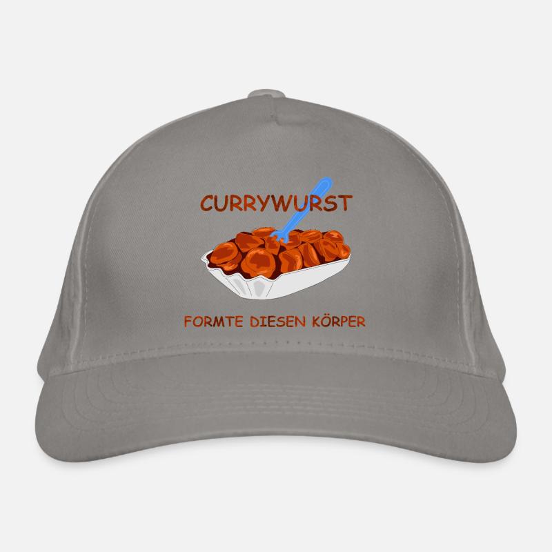 Currywurst Bio-Baseballkappe