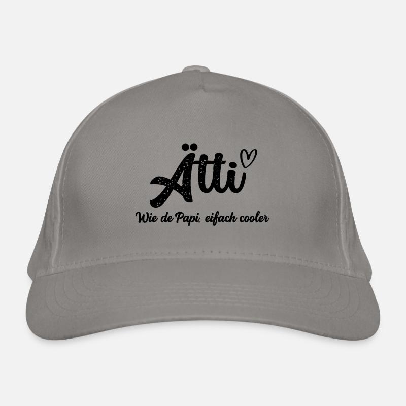 Ätti wie de Papi eifach cooler Opa Schweiz Ätti Bio-Baseballkappe