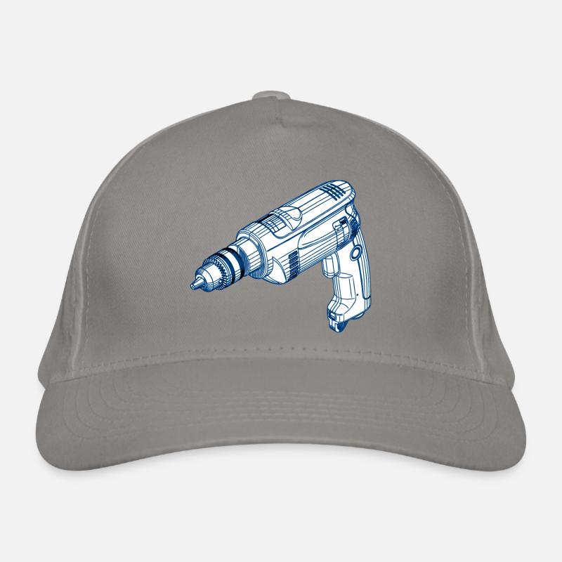 drilling machine Organic Baseball Cap