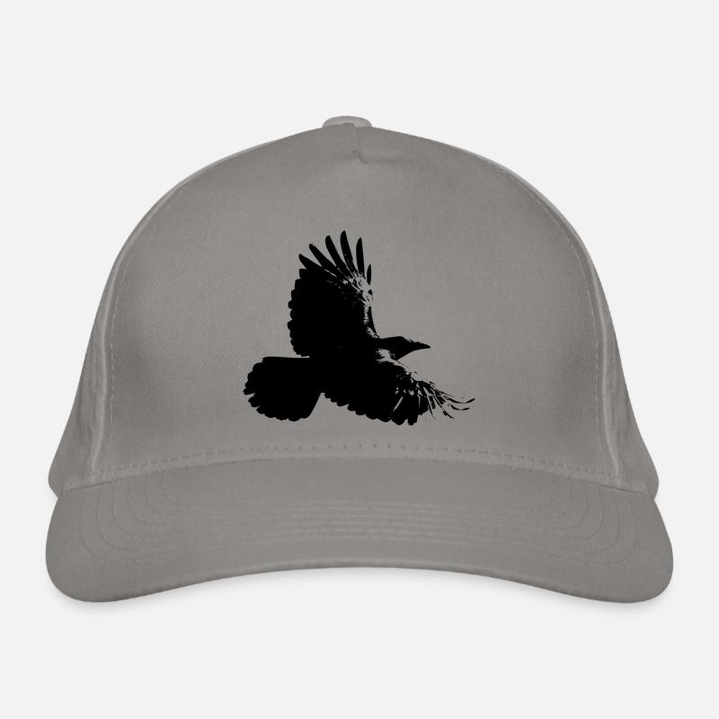 Raven Organic Baseball Cap