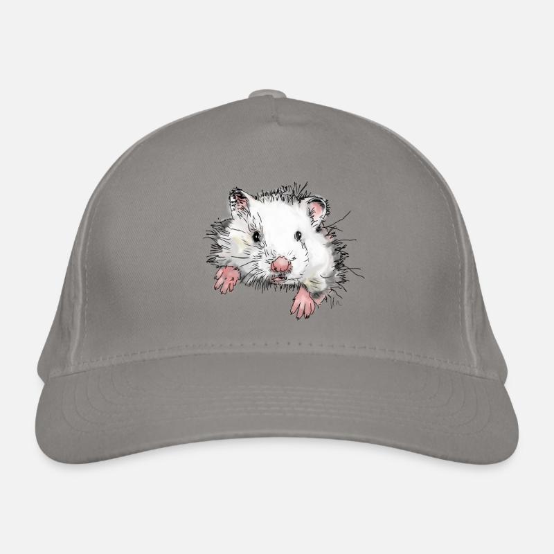Hamster Organic Baseball Cap