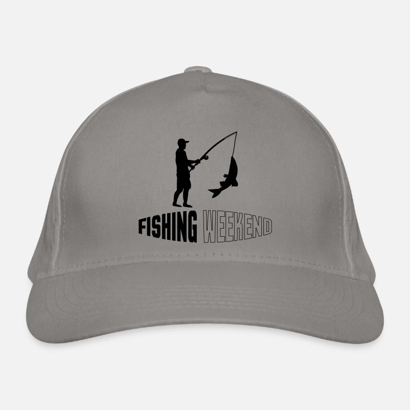 Fishing Weekend Organic Baseball Cap