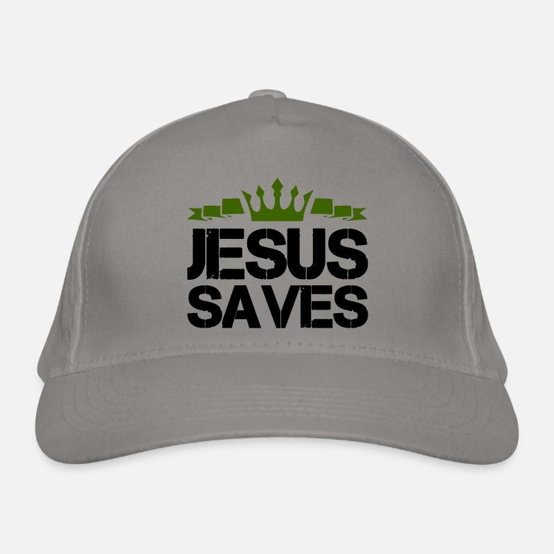 Jésus sauve Casquette classique bio
