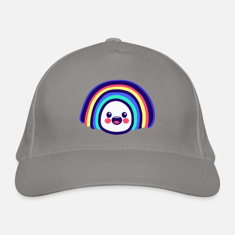 Rainbow cute Organic Baseball Cap
