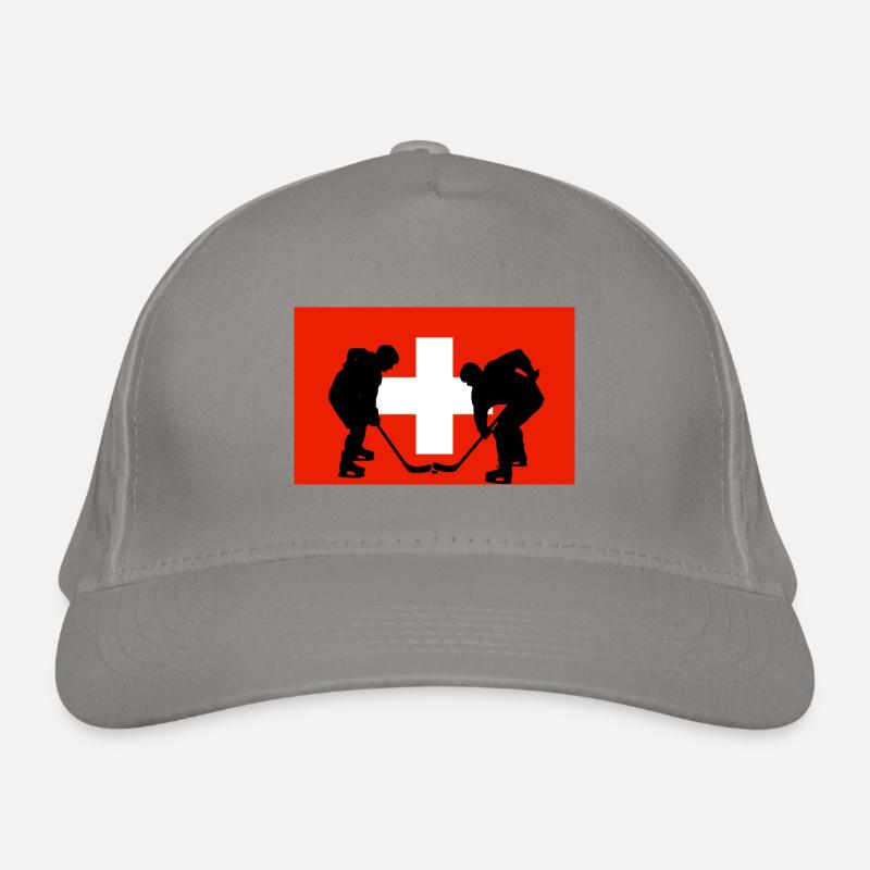 La Suisse, mon pays avec un drapeau ! Casquette classique bio
