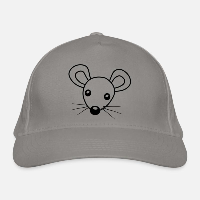 Head Mouse Clipart Organic Baseball Cap
