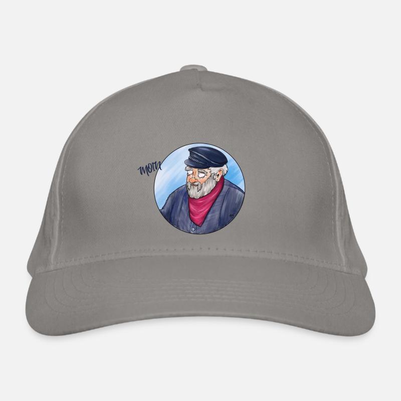 Moin Sailor - Bio-Baseballkappe - Hellgrau
